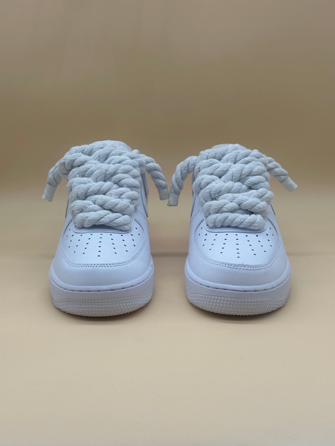 Air force Rope Laces - white