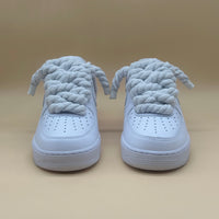 Air force Rope Laces - white